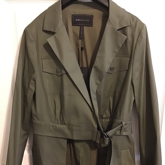 Exclusive BcbgMaxazria Open Trench Jacket-Two In One - Picture 2 of 3